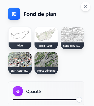 sélection des fonds de plan